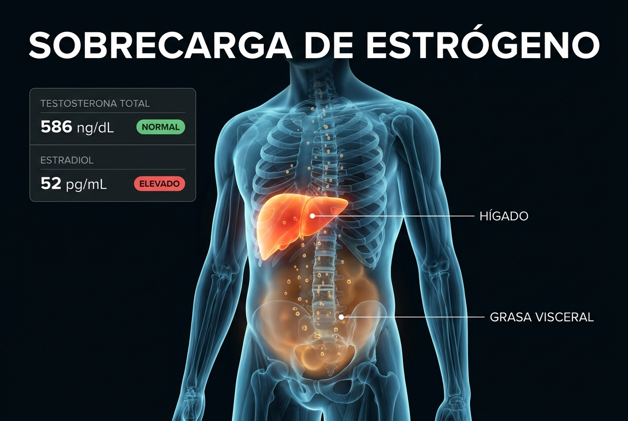 Holograma de rayos X de la sobrecarga de estrógeno